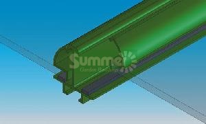 GREENHOUSES xx - Green PVC bar capping