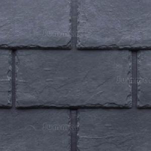 Rubber slate effect roof tiles