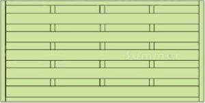 FENCING xx - Elevation drawing 6x3