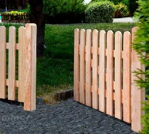 Single and double gates, larch