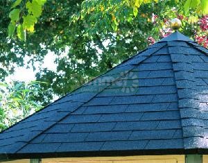 LOG CABINS xx - Roof options - thatched or felt tiles