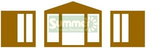 SUMMERHOUSES xx - Design F (at extra cost)
