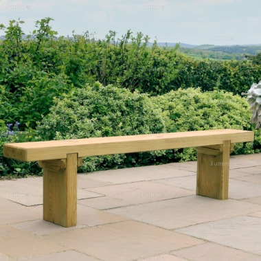 4 Seater Backless Bench 871 - Pressure Treated, PEFC Certified