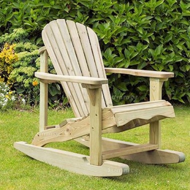 Rocking Chair 816 - Adirondack Style, Pressure Treated