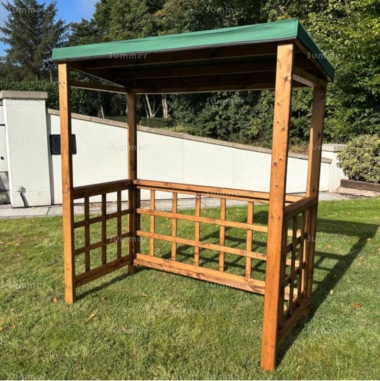 Barbecue Shelter 456 - Green Showerproof Canopy, Fully Assembled, FSC® Certified Barbecue Shelter 456 - Green Showerproof Canopy, Fully Assembled, FSC® Certified