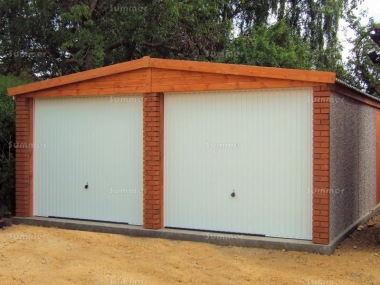 Spar Apex Double Concrete Garage 272 - Brick Posts Spar Apex Double Concrete Garage 272 - Brick Posts