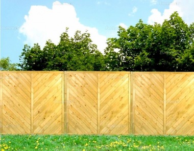 Fence Panel 514 - Planed Timber, 15mm T and G Boards, 3x2 Frame