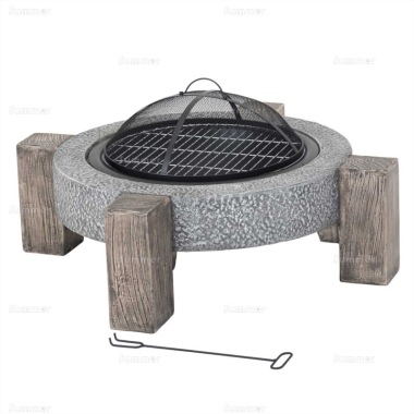 Contemporary Fire Pit 195 - UV, Frost and Rust-Resistant Contemporary Fire Pit 195 - UV, Frost and Rust-Resistant
