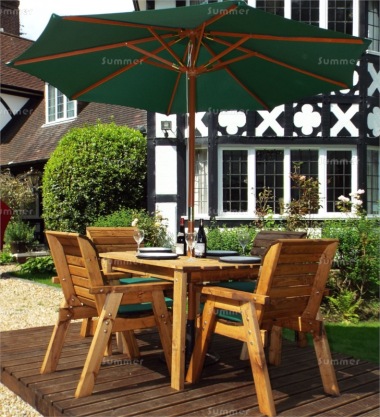 4 Seater Dining Set 488 - Armchairs, Rectangular Table, Fully Assembled, FSC® Certified 4 Seater Dining Set 488 - Armchairs, Rectangular Table, Fully Assembled, FSC® Certified