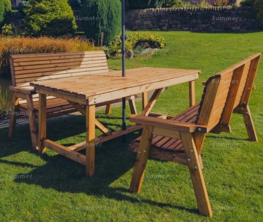 4 Seater Dining Set 648 - Benches, Rectangular Table 4 Seater Dining Set 648 - Benches, Rectangular Table