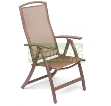Reclining Armchair 326 - Powder Coated Aluminium Reclining Armchair 326 - Powder Coated Aluminium