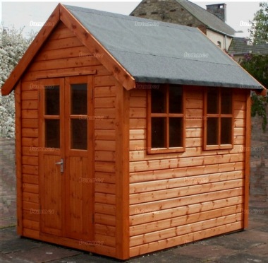 Shiplap Double Door Apex Shed 16 - Steeper Roof, Fitted Free