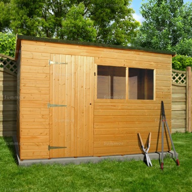 Shiplap Pent Shed 162 - Thicker Boards, All T and G