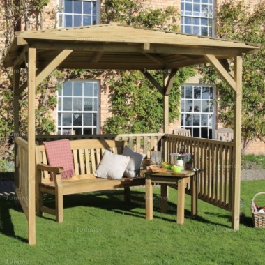 Pressure Treated Gazebo 956 - Hipped Roof, FSC® Certified Pressure Treated Gazebo 956 - Hipped Roof, FSC® Certified