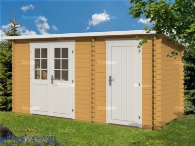 Two Room Pent Log Cabin 346 - Shed and Summerhouse