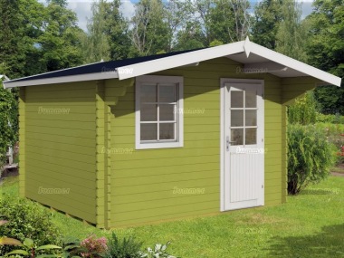 Apex Single Door Log Cabin 459 - Double Glazed