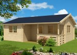 Three Room Side Door Apex Log Cabin 498 - Double Glazed Three Room Side Door Apex Log Cabin 498 - Double Glazed