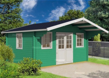 Apex 70mm Log Cabin 499 - Bespoke, Double Glazed Apex 70mm Log Cabin 499 - Bespoke, Double Glazed