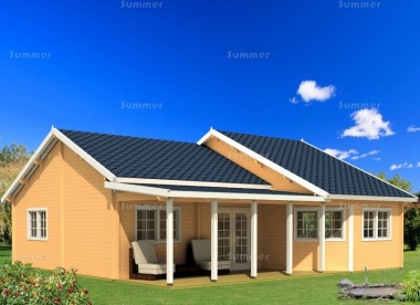 Seven Room Side Door Apex Log Cabin 826 - Double Glazed Seven Room Side Door Apex Log Cabin 826 - Double Glazed