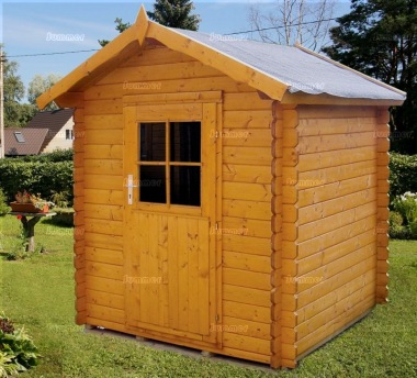Log Cabin Shed 421 - Apex Roof, 28mm Logs Log Cabin Shed 421 - Apex Roof, 28mm Logs
