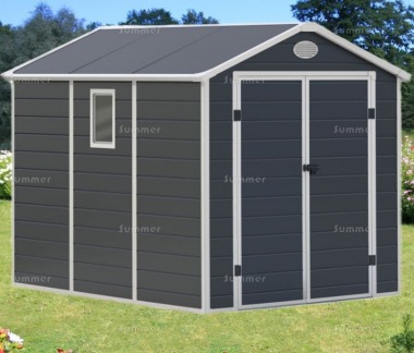 Steel Framed Plastic Shed 656 - Honeycomb Polypropylene Panels Steel Framed Plastic Shed 656 - Honeycomb Polypropylene Panels
