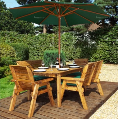 6 Seater Dining Set 567 - Rectangular Table, Fully Assembled, FSC® Certified 6 Seater Dining Set 567 - Rectangular Table, Fully Assembled, FSC® Certified