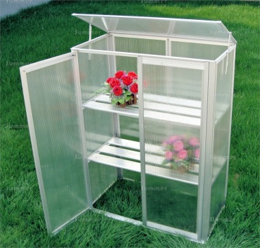 Growhouse 381 - Polycarbonate, Silver or Green Finish