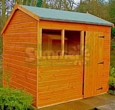 Side Door Apex Shiplap Shed 144 - All T and G