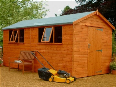Shiplap Apex Shed 562 - Extra Tall Workshop, All T and G