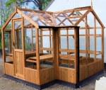 Thermowood Orangery 225 - Valley Roof, Toughened Glass