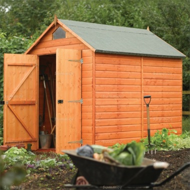 Security Apex Shed 36 - Double Door, All T and G