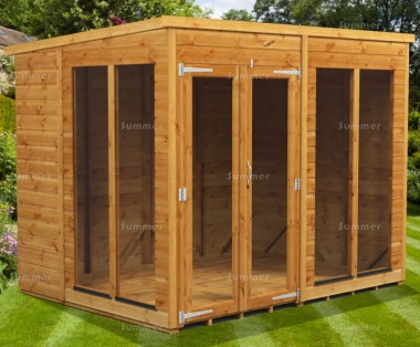 Pent Summerhouse 841 - Fast Delivery, Many Possible Designs