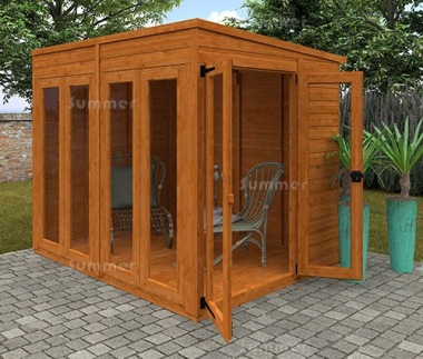Pent Summerhouse 390 - Fast Delivery, Many Possible Designs